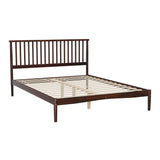 Artiss Bed Frame Queen Size Wooden Base Mattress Platform Timber Walnut VISE