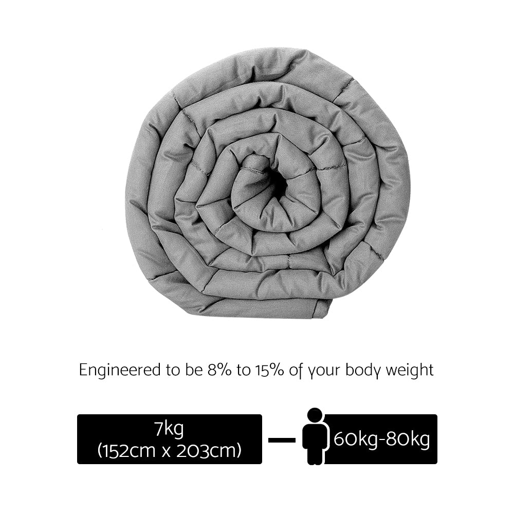 Blankets & Throws: Giselle Weighted Blanket 7KG Deep Relax