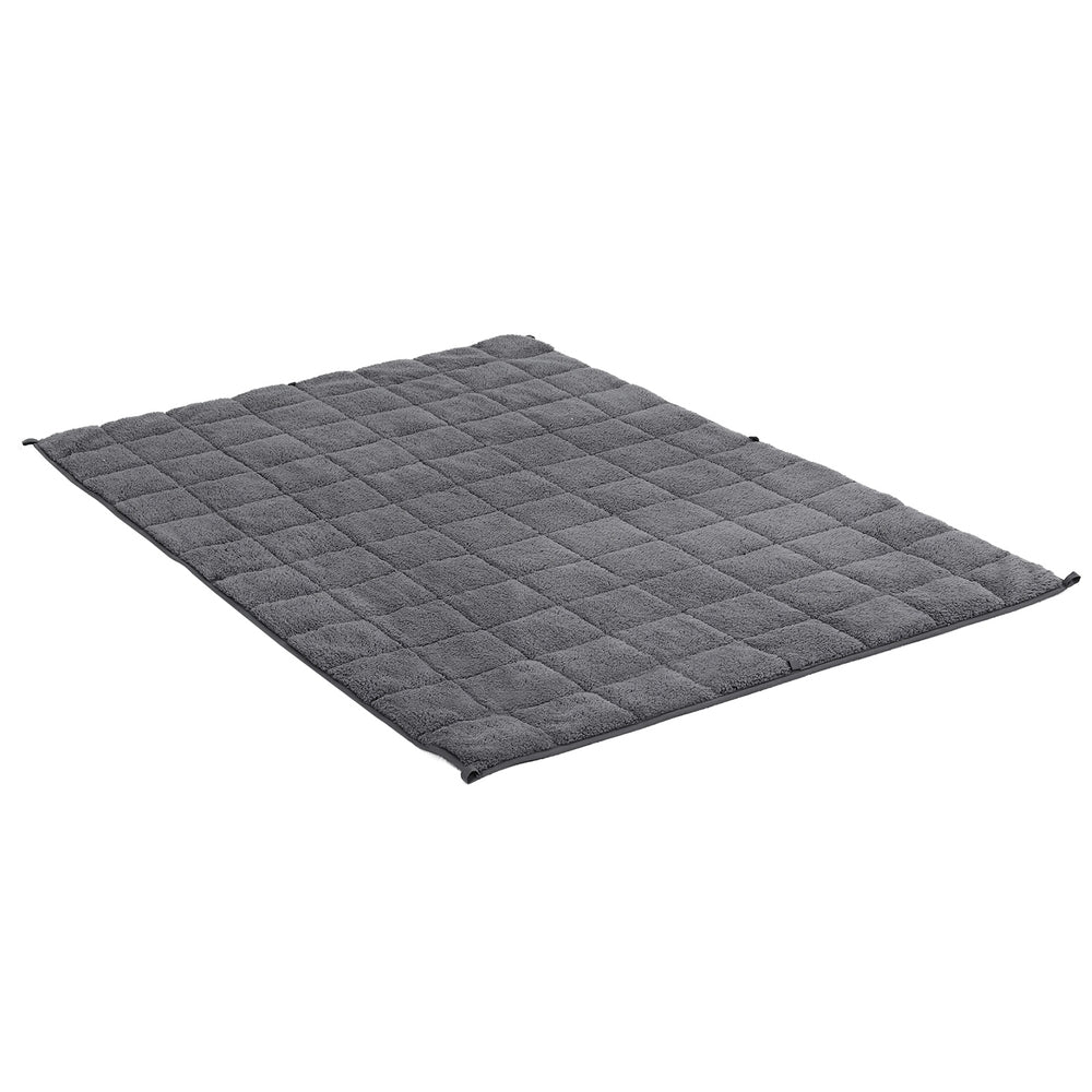 Blankets & Throws: Giselle 5.5KG Weighted Blanket Adults Kid Anti Anxiety Gravity Blankets Sherpa Fleece