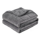 Giselle 6.8KG Weighted Blanket Adults Kid Anti Anxiety Gravity Blankets Sherpa Fleece
