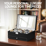 Men's Accessories: Embellir 12 Grids Watch Box Organizer Case Jewelry Display Storage Showcase