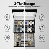 Men's Accessories: Embellir 12 Grids Watch Box Organizer Case Jewelry Display Storage Showcase