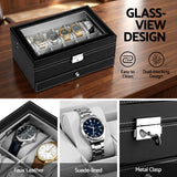 Men's Accessories: Embellir 12 Grids Watch Box Organizer Case Jewelry Display Storage Showcase