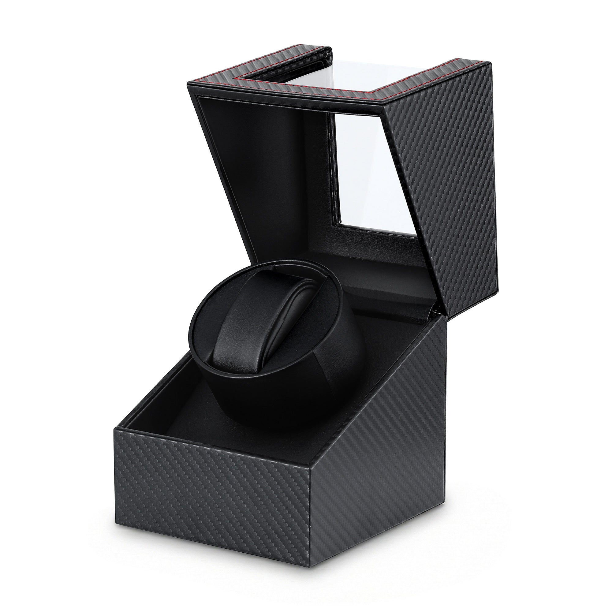 Men's Accessories: Embellir Watch Winder Box Automatic Single Quiet Carbon Fibre Black