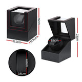 Men's Accessories: Embellir Watch Winder Box Automatic Single Quiet Carbon Fibre Black