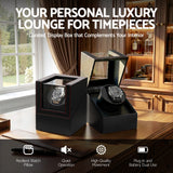 Men's Accessories: Embellir Watch Winder Box Automatic Single Quiet Carbon Fibre Black