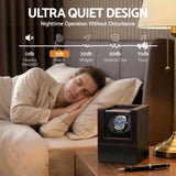 Men's Accessories: Embellir Watch Winder Box Automatic Single Quiet Carbon Fibre Black