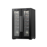 Wine Fridges: Devanti Wine Fridge Cooler Dual Zone 24 Bottles