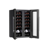 Wine Fridges: Devanti Wine Fridge Cooler Dual Zone 24 Bottles