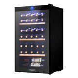 Wine Fridges: Devanti Wine Fridge Cooler 34 Bottles