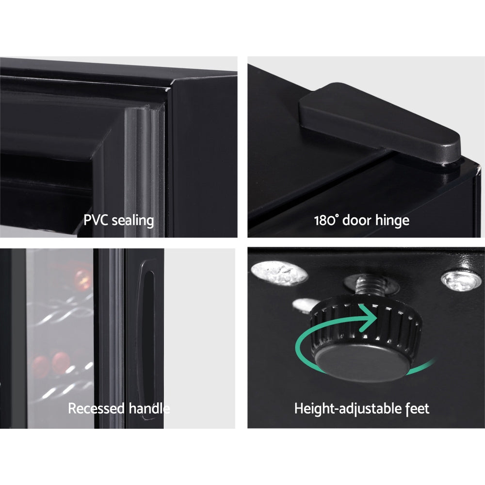 Wine Fridges: Devanti Wine Fridge Cooler 12 Bottles