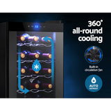 Wine Fridges: Devanti Wine Fridge Cooler 18 Bottles