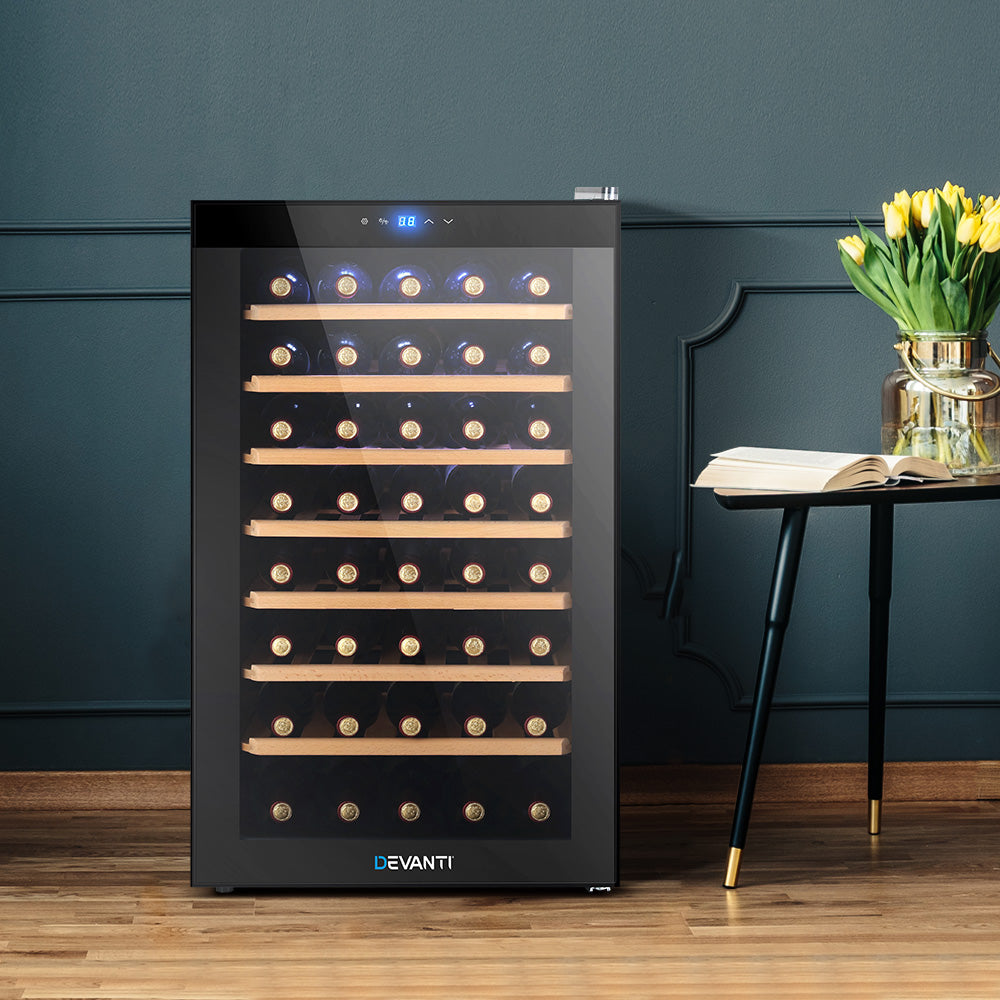 Wine Fridges: Devanti Wine Fridge Cooler 51 Bottles