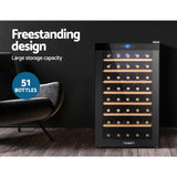 Wine Fridges: Devanti Wine Fridge Cooler 51 Bottles