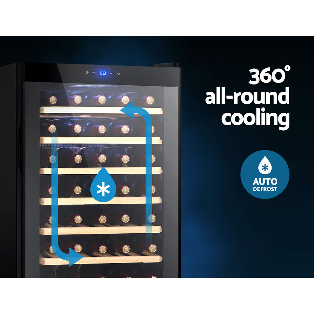 Wine Fridges: Devanti Wine Fridge Cooler 51 Bottles