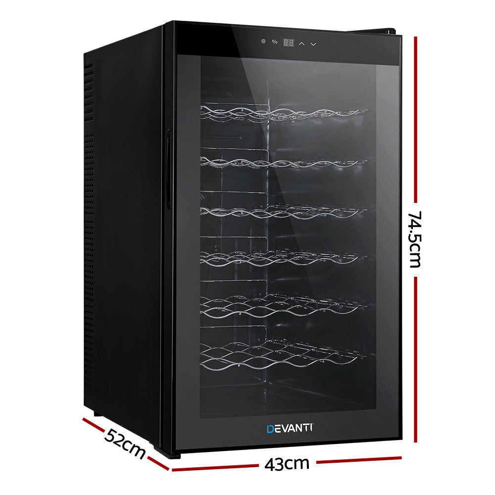 Wine Fridges: Devanti Wine Fridge Cooler 28 Bottles