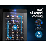 Wine Fridges: Devanti Wine Fridge Cooler 28 Bottles