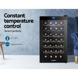 Wine Fridges: Devanti Wine Fridge Cooler 28 Bottles