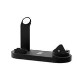 Phone Chargers: Devanti 4-in-1 Wireless Charger Dock Multi-function Charging Station for Phone