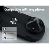 Phone Chargers: Devanti 4-in-1 Wireless Charger Dock Multi-function Charging Station for Phone