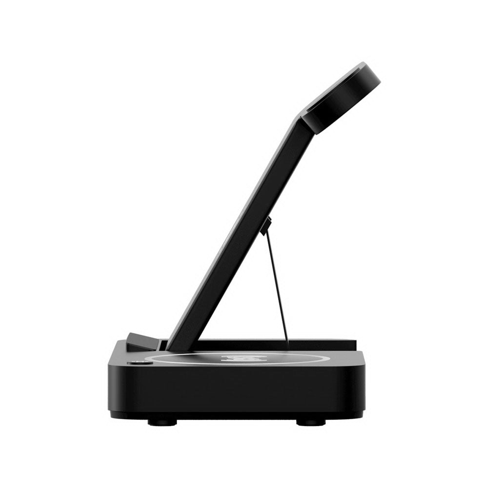 Phone Chargers: Devanti 4-in-1 Wireless Charger Station Fast Charging for Phone Black