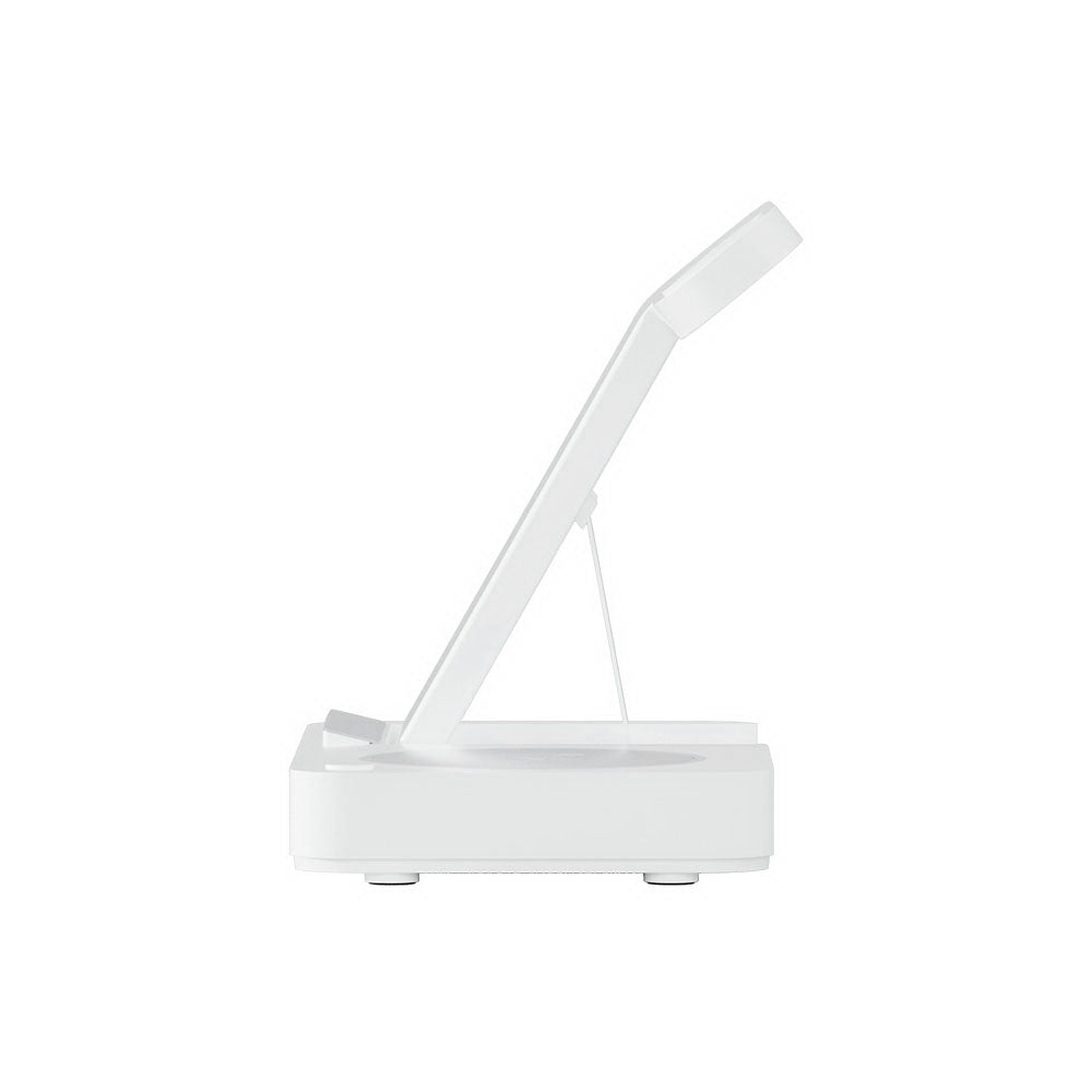 Phone Chargers: Devanti 4-in-1 Wireless Charger Dock Fast Charging for Phone White