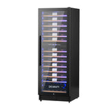 Wine Fridges: Devanti Wine Fridge Cooler Dual Zone 128 Bottles
