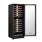 Wine Fridges: Devanti Wine Fridge Cooler Dual Zone 128 Bottles