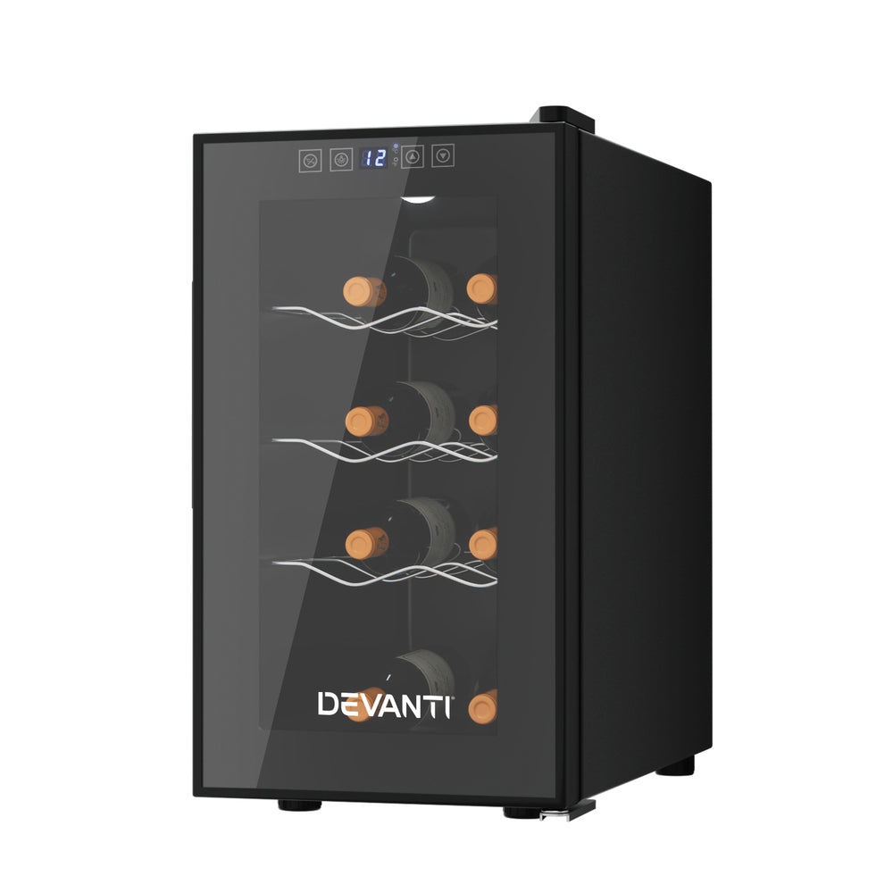 Wine Fridges: Devanti Wine Fridge Cooler 8 Bottles