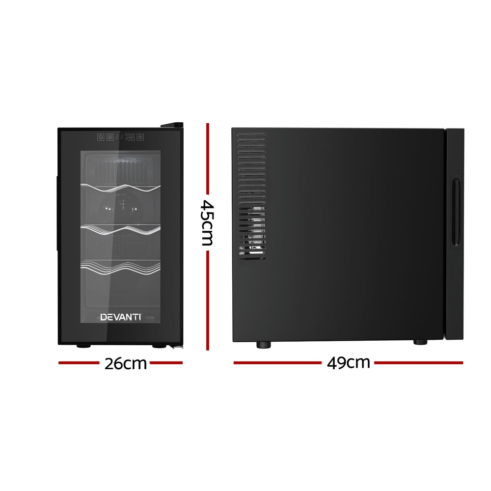 Wine Fridges: Devanti Wine Fridge Cooler 8 Bottles