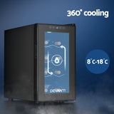 Wine Fridges: Devanti Wine Fridge Cooler 8 Bottles