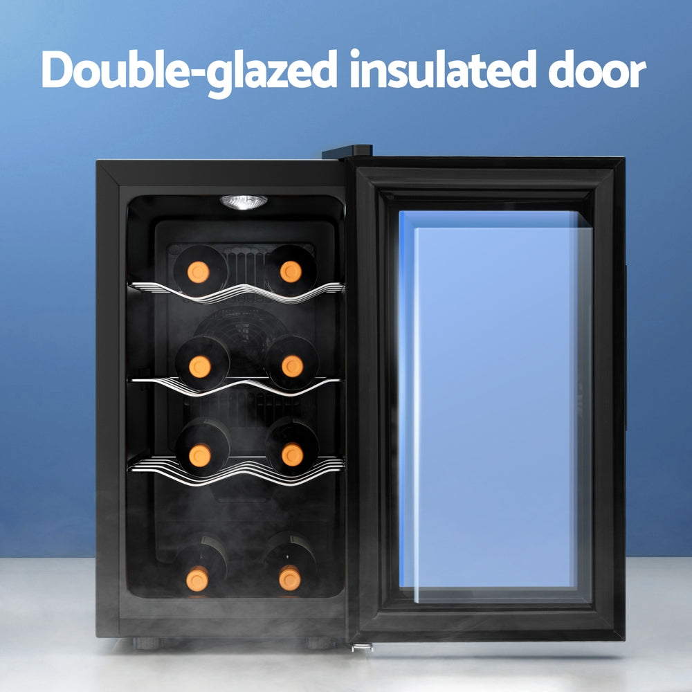 Wine Fridges: Devanti Wine Fridge Cooler 8 Bottles
