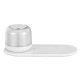Phone Chargers: Devanti 3 in 1 Wireless Charger 15W Fast Charging RGB Light Bluetooth Speaker for Phone