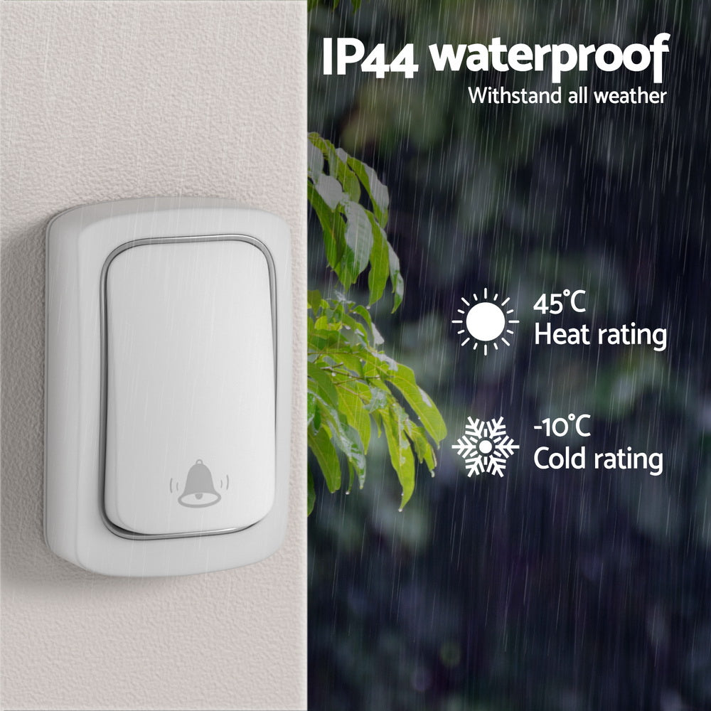 Intercoms & Doorbells: UL-tech Wireless Doorbell Plugin Receiver