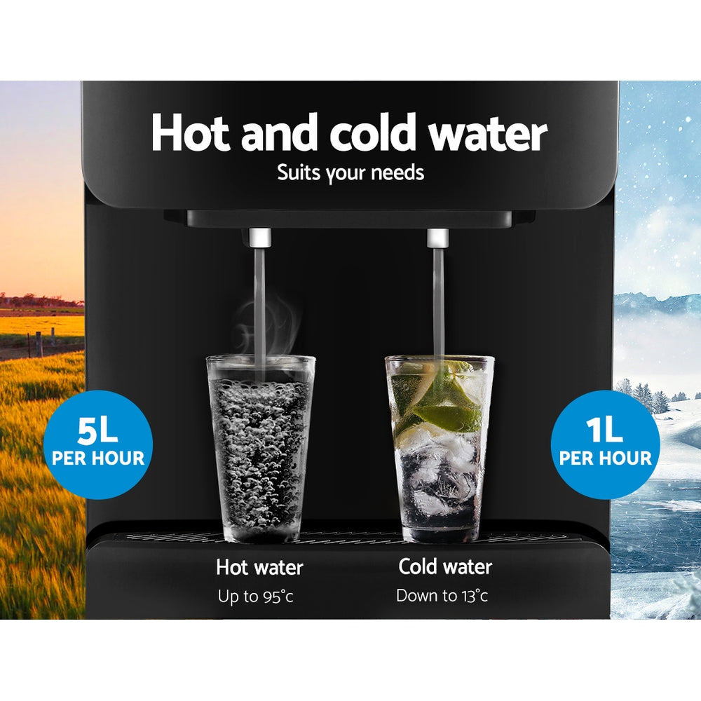 Water Dispensers: Devanti Water Cooler Dispenser Stand Black
