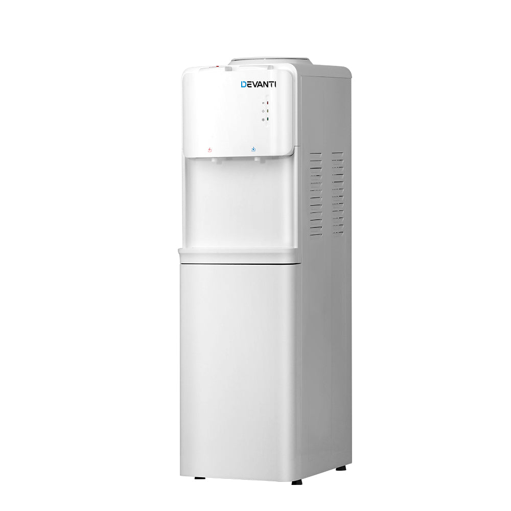 Water Dispensers: Devanti Water Cooler Dispenser Stand White