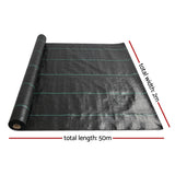 Herbicides: Instahut 2x50m Weed Mat 110GSM Weed Control Mat Plant