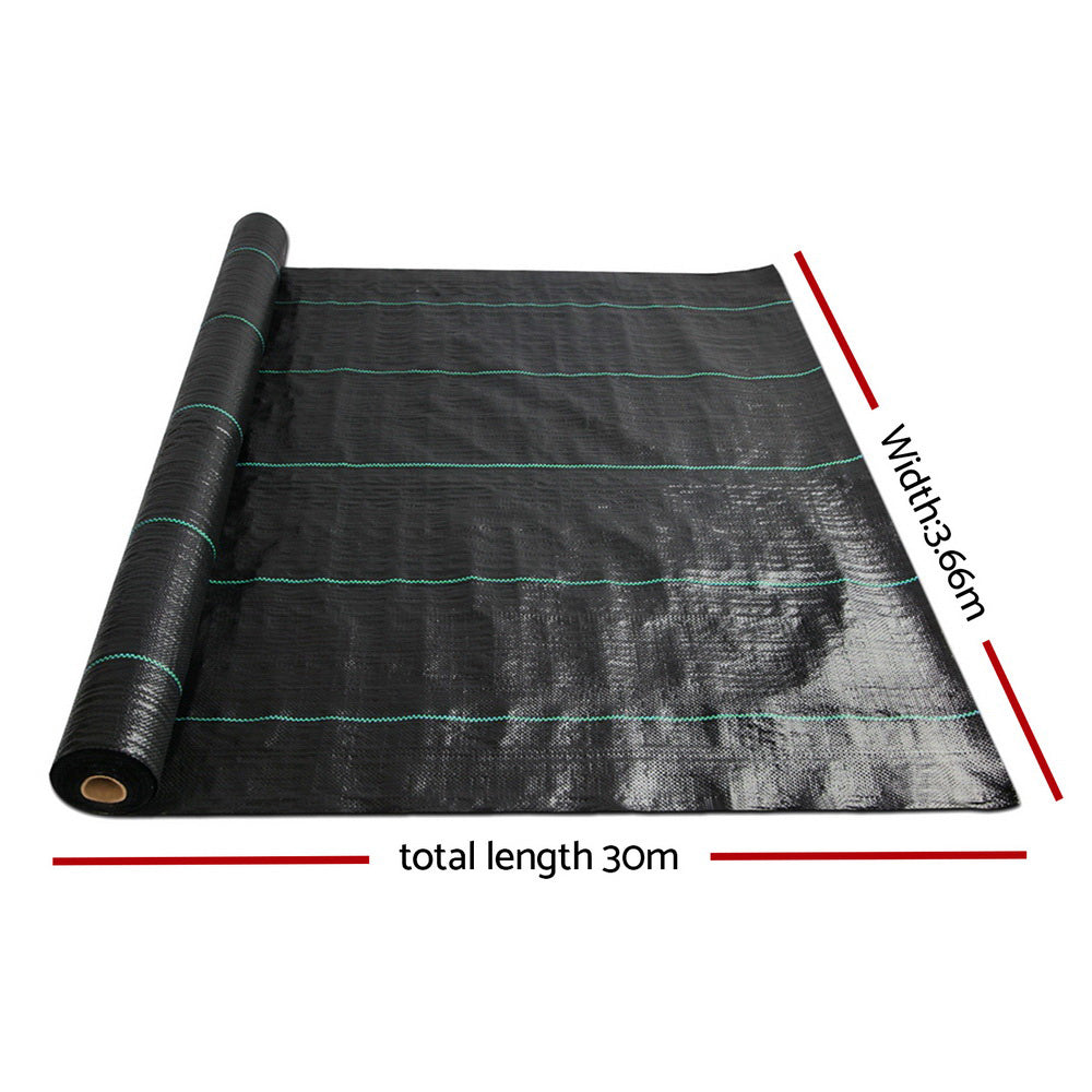 Herbicides: Instahut 3.66x30m Weed Mat Weedmat Control Plant