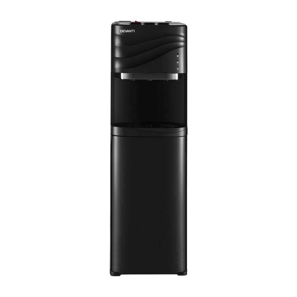 Water Dispensers: Devanti Water Cooler Dispenser Bottom Load Black