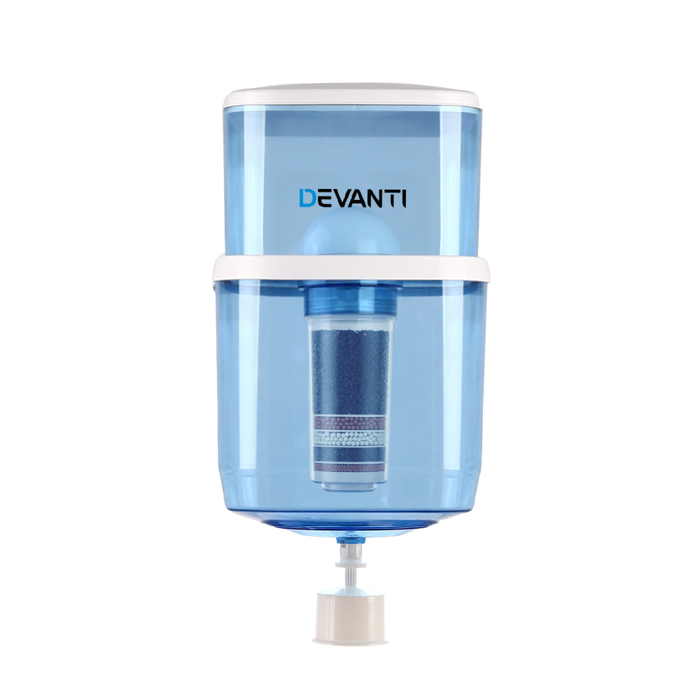 Water Dispensers: Devanti Water Cooler Dispenser 22L Filter Bottle