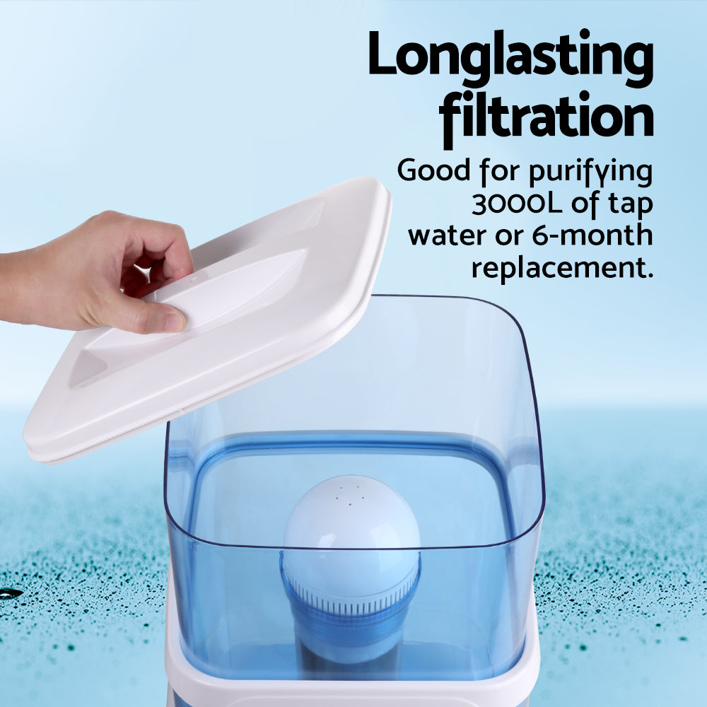 Water Dispensers: Devanti Water Cooler Dispenser 7-Stage Filter 2 Pack