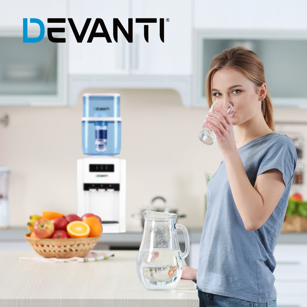 Water Dispensers: Devanti Water Cooler Dispenser 7-Stage Filter 2 Pack
