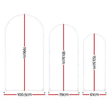 Other Wedding Decorations: Wedding Arch Backdrop Stand Set of 3 Metal Wedding Arched Frame White, Easy to Assemble, Stable Balloon Arch Standfor Wedding, Baby Shower, Party Decoration