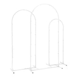 Other Wedding Decorations: Wedding Arch Backdrop Stand Set of 3 Metal Wedding Arched Frame White, Easy to Assemble, Stable Balloon Arch Standfor Wedding, Baby Shower, Party Decoration