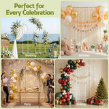 Other Wedding Decorations: Wedding Arch Backdrop Stand Set of 3 Metal Wedding Arched Frame White, Easy to Assemble, Stable Balloon Arch Standfor Wedding, Baby Shower, Party Decoration