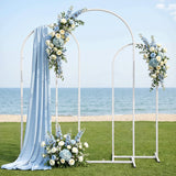 Other Wedding Decorations: Wedding Arch Backdrop Stand Set of 3 Metal Wedding Arched Frame White, Easy to Assemble, Stable Balloon Arch Standfor Wedding, Baby Shower, Party Decoration