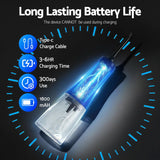 Oral Care: Devanti Cordless Water Flosser Dental Oral Irrigator Black