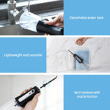 Oral Care: Devanti Cordless Water Flosser Dental Oral Irrigator Black