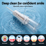 Oral Care: Devanti Cordless Water Flosser Dental Oral Irrigator White
