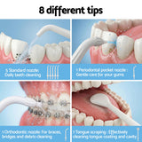 Oral Care: Devanti Cordless Water Flosser Dental Oral Irrigator White